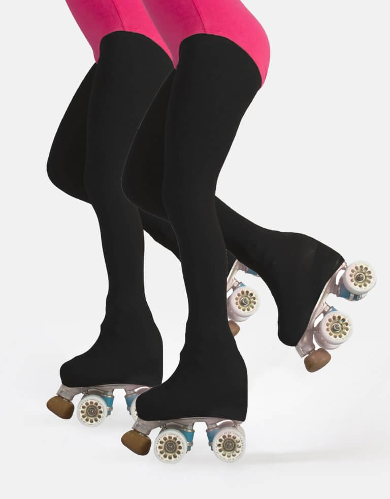 PACK COLLANT PATTINAGGIO COPRIPATTINO BAMBINA - 70 DEN