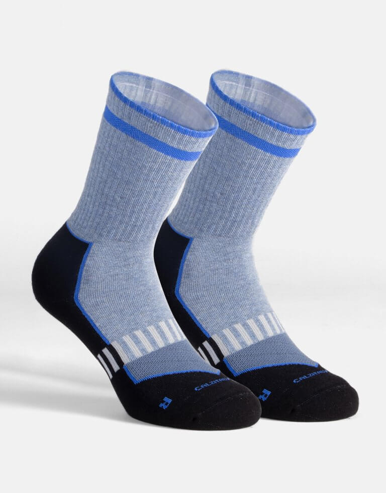 CALZE TECNICHE SPORTIVE IN COTONE CON SOLETTA