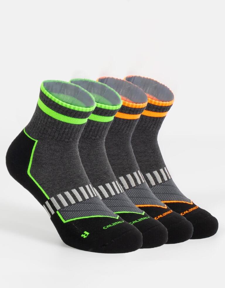 PACK 2 PAIA - CALZE CORTE SPORTIVE CON SOLETTA