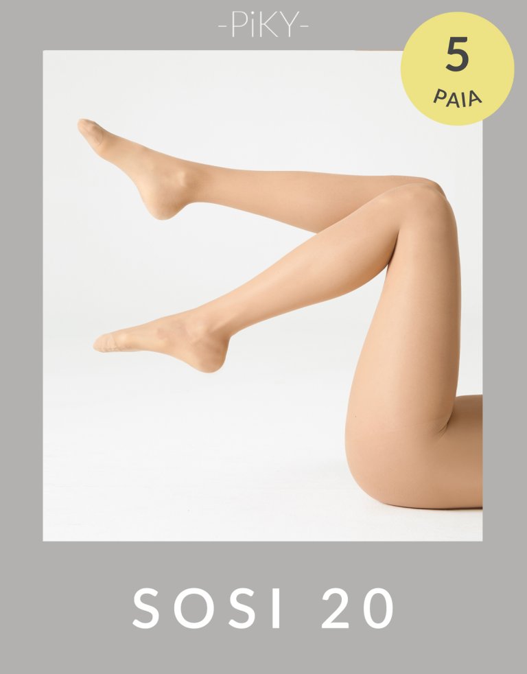 PIKY &ndash; 5 PAIA Collant Velati &ndash; 20 Den