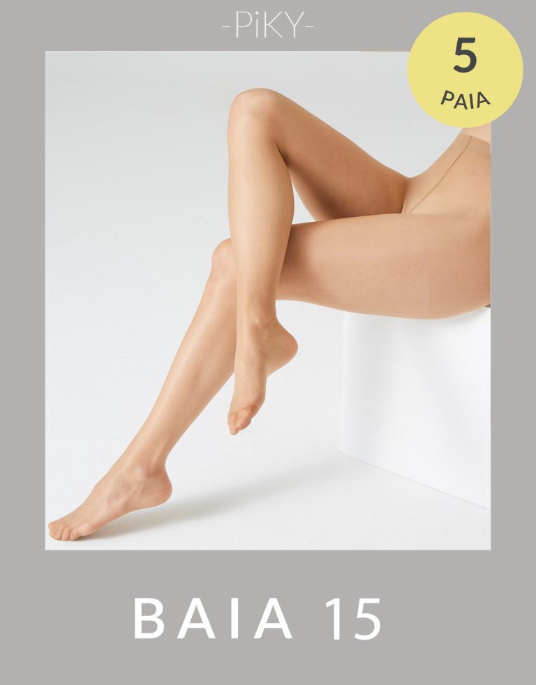 PIKY &ndash; 5 PAIA Collant Velati &ndash; 15 Den