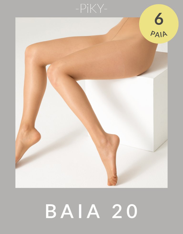 PIKY &ndash; 6 PAIA Collant Velati &ndash; 20 Den