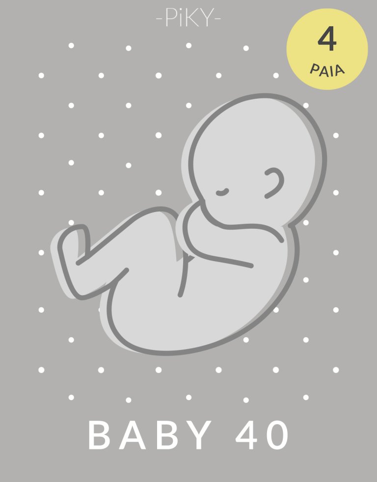PIKY &ndash; 4 PAIA Collant Neonato &ndash; 40 Den