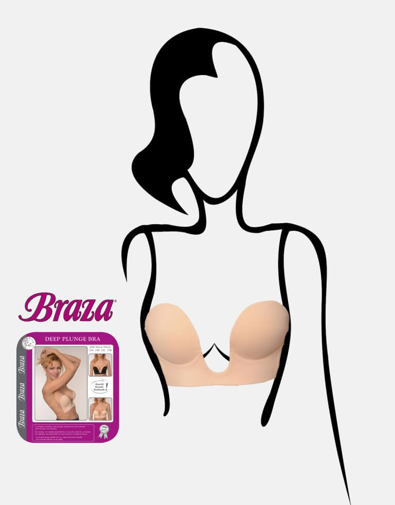 DEEP PLUNGE BRA - REGGISENO ADESIVO SENZA SCHIENALE